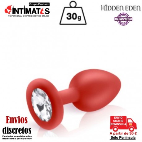 Cloud · Plug anal de silicona rojo - S · Hidden Eden, que puedes adquirir en intimates.es "Tu Personal Shopper Erótico"