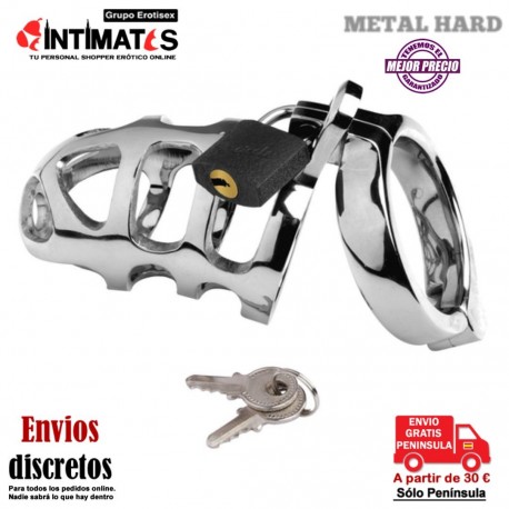 Jaula para el pene con anillo para testículos · Metal Hard, que puedes adquirir en intimates.es "Tu Personal Shopper Erótico"