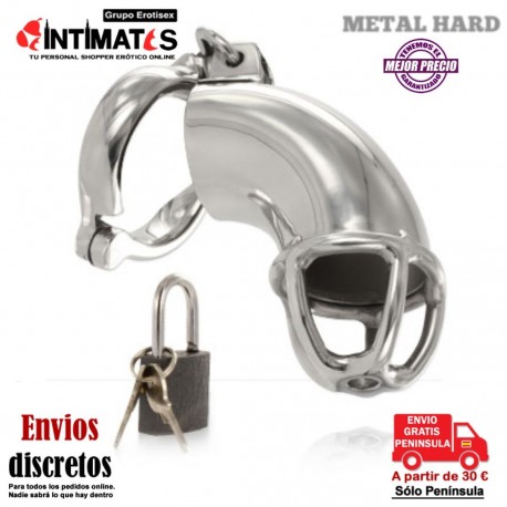 Lancelot · Jaula para el pene con anillo para testículos · Metal Hard, que puedes adquirir en intimates.es "Tu Personal Shopper Erótico"