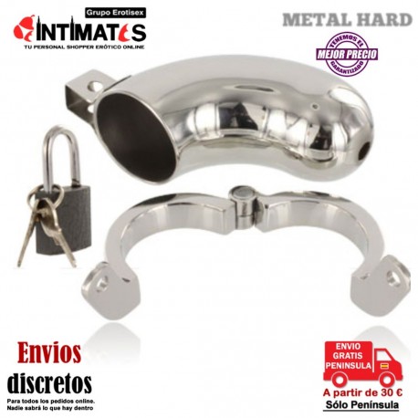 Brig · Jaula para el pene con anillo para testículos · Metal Hard, que puedes adquirir en intimates.es "Tu Personal Shopper Erótico"