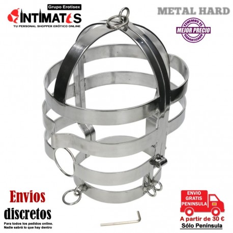 Slave Collars · Máscara BDSM de acero · Metal Hard, que puedes adquirir en intimates.es "Tu Personal Shopper Erótico"