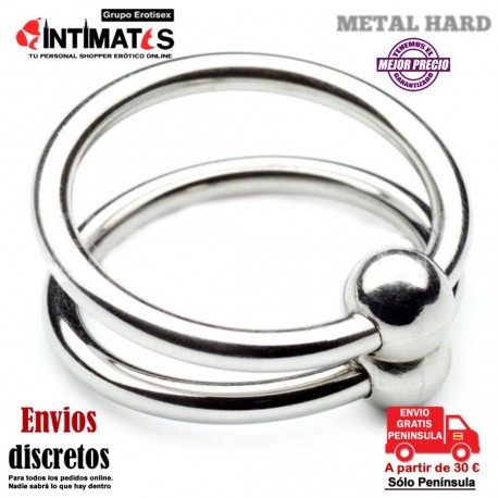 Double ring · Anillo de acero para el pene 30mm · Metal Hard, que puedes adquirir en intimates.es "Tu Personal Shopper Erótico"