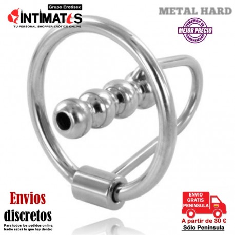 Anillo de glande con dilatador uretral 30mm · Metal Hard, que puedes adquirir en intimates.es "Tu Personal Shopper Erótico"