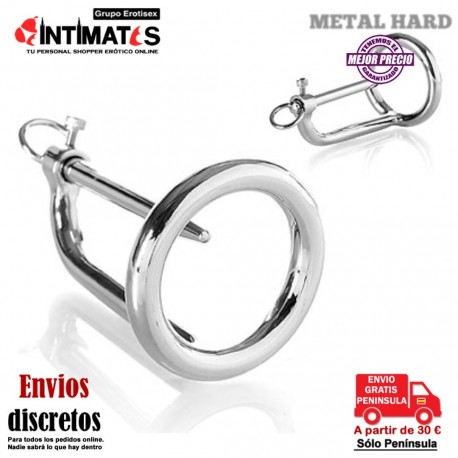 Anillo de glande con dilatador uretral · Metal Hard, que puedes adquirir en intimates.es "Tu Personal Shopper Erótico"