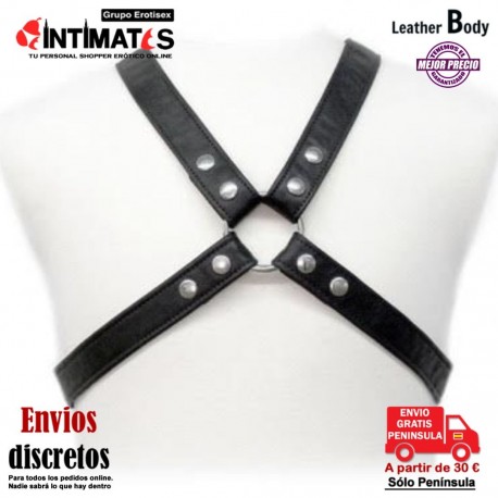 Lasic · Arnés de cuero · Leather Body, que puedes adquirir en intimates.es "Tu Personal Shopper Erótico"