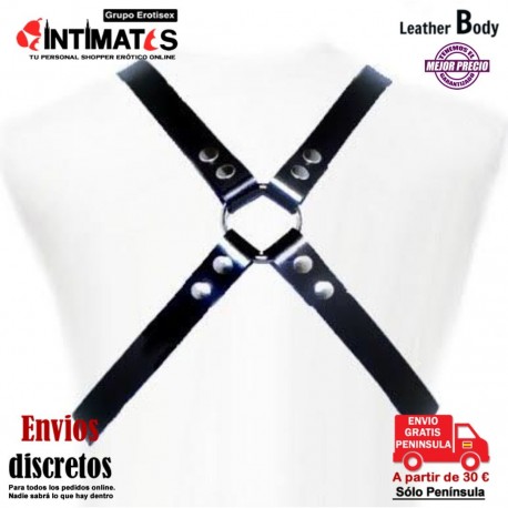 Basic · Arnés de cuero · Leather Body, que puedes adquirir en intimates.es "Tu Personal Shopper Erótico"