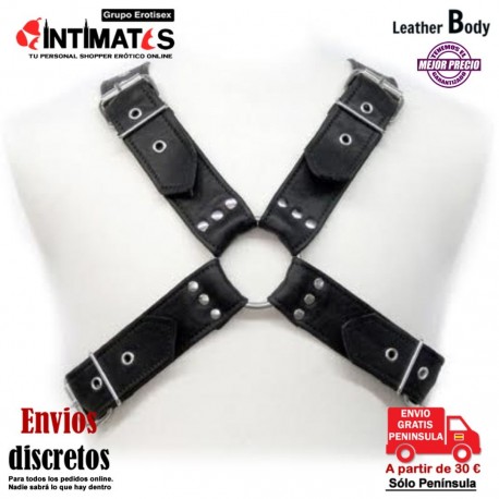 Gladiator · Arnés de cuero · Leather Body, que puedes adquirir en intimates.es "Tu Personal Shopper Erótico"