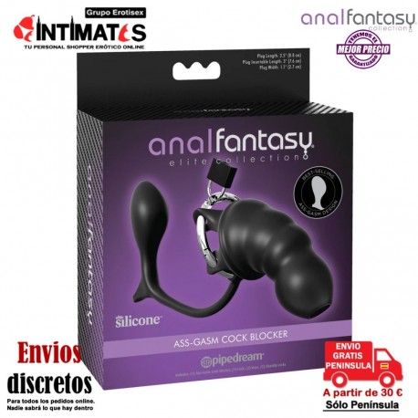 Ass-Gasm® Cock Blocker · Anal fantasy, que puedes adquirir en intimates.es "Tu Personal Shopper Erótico"