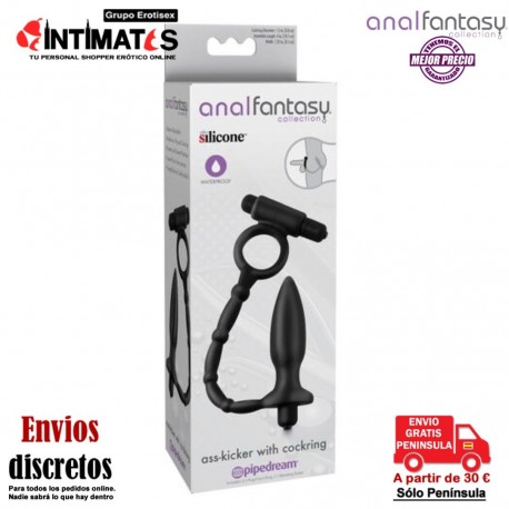 Ass-Kicker with Cockring · Plug anal con anillo para el pene · Anal Fantasy, que puedes adquirir en intimates.es "Tu Personal Shopper Erótico"