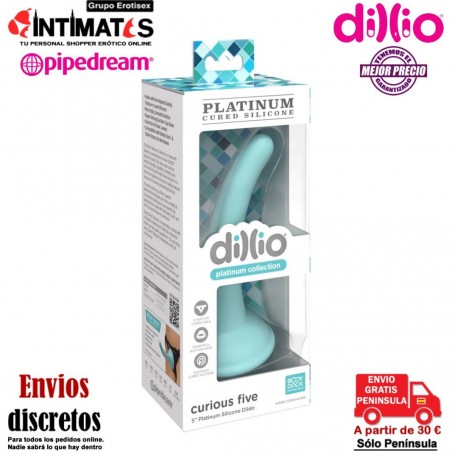 Curious Five · Consolador de 127mm con ventosa · Dillio, que puedes adquirir en intimates.es "Tu Personal Shopper Erótico"