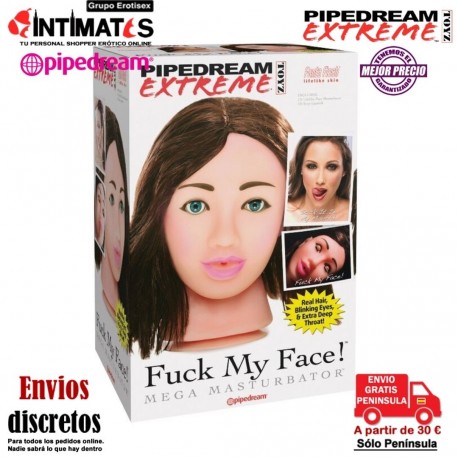 Fuck My Face Mega Masturbator · Masturbador cara· Extreme Toyz, que puedes adquirir en intimates.es "Tu Personal Shopper Erótico"