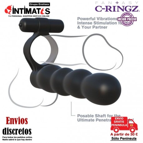 Posable Partner Double Penetrator · Anillo Doble Penetración · Fantasy C-Ringz, que puedes adquirir en intimates.es "Tu Personal Shopper Erótico"