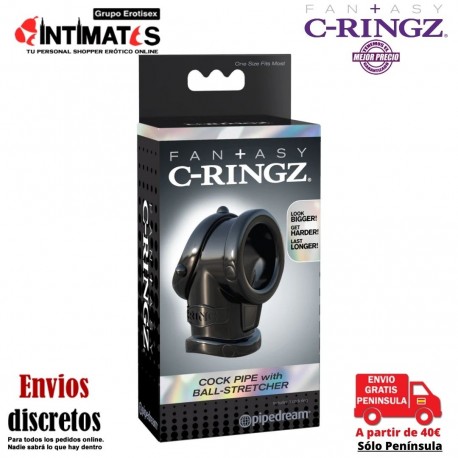 Cock Pipe With Ball-Stretcher · Anillo pene y testículos · Pipedream, que puedes adquirir en intimates.es "Tu Personal Shopper Erótico"