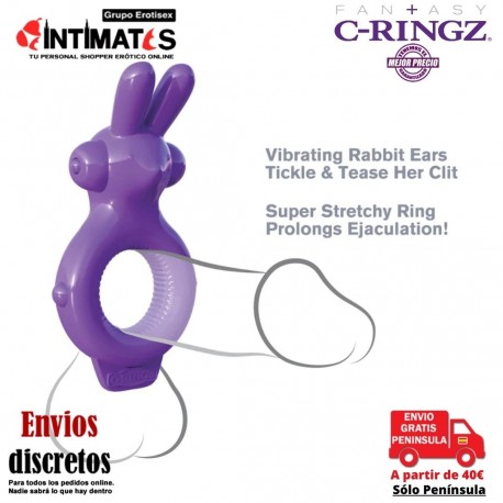 Ultimate Rabbit Ring · Anillo conejito · Fantasy C-Ringz, que puedes adquirir en intimates.es "Tu Personal Shopper Erótico"