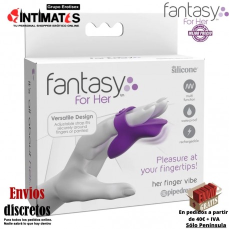 Her Finger Vibe · Vibrador de dedo · Fantasy , que puedes adquirir en intimates.es "Tu Personal Shopper Erótico"For Her
