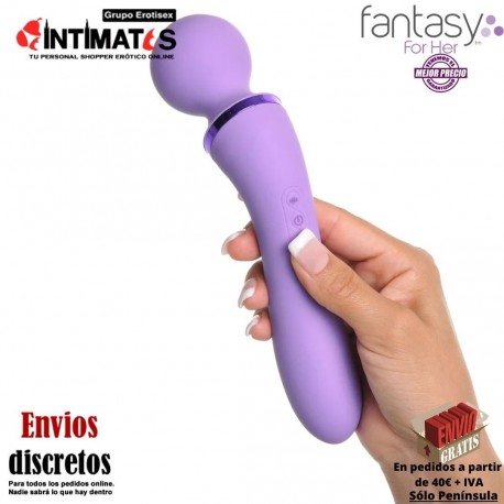 Duo Wand Massage-Her · Masajeador Wand · Fantasy For Her, que puedes adquirir en intimates.es "Tu Personal Shopper Erótico"
