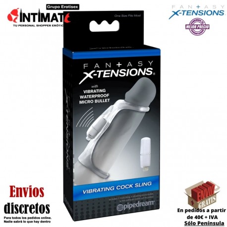Vibrating Cock Sling · Extensión de pene con vibración · Fantasy X-Tensions, que puedes adquirir en intimates.es "Tu Personal Shopper Erótico"