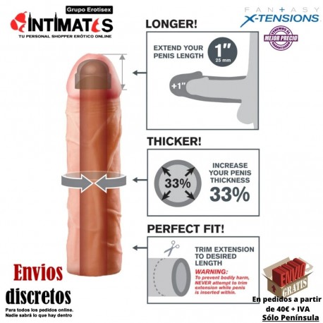 Mega 1" · Extensión de pene · Fantasy X-tensions, que puedes adquirir en intimates.es "Tu Personal Shopper Erótico"