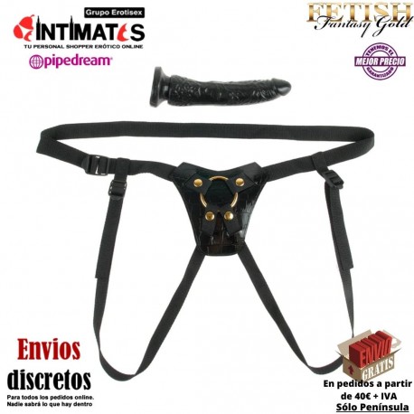 Designer Strap-On · Arnés de tiro bajo · Fetish Fantasy Gold, que puedes adquirir en intimates.es "Tu Personal Shopper Erótico"