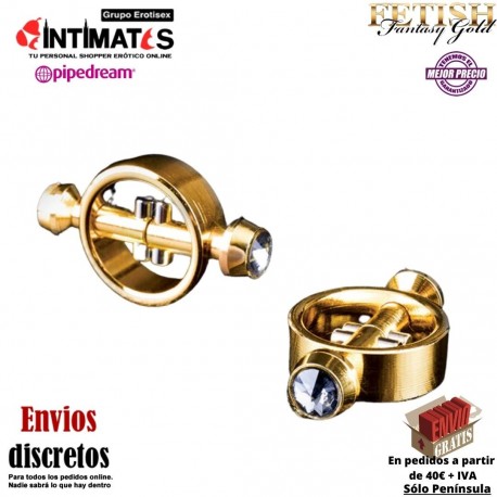 Magnetic Clamps · Pinzas para los pezones · Fetish Fantasy Gold, que puedes adquirir en intimates.es "Tu Personal Shopper Erótico"