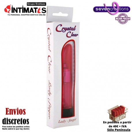 Lady Finger · Mini vibrador rosa · Seven Creations, que puedes adquirir en intimates.es "Tu Personal Shopper Erótico"