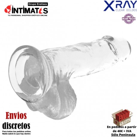 Consolador realista transparente 155mm · Ray Clear, que puedes adquirir en intimates.es "Tu Personal Shopper Erótico"