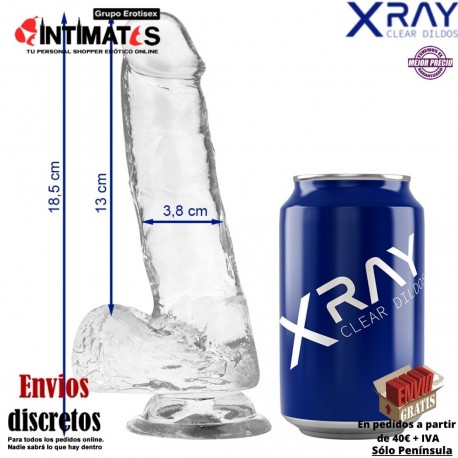 Consolador realista transparente 185mm · X Ray, que puedes adquirir en intimates.es "Tu Personal Shopper Erótico"