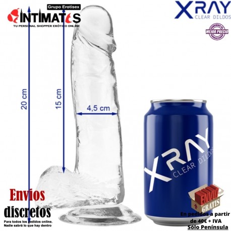 Consolador realista transparente 200mm · X Ray, que puedes adquirir en intimates.es "Tu Personal Shopper Erótico"
