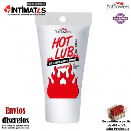 Hot Lub · Gel lubricante íntimo efecto calor · Hot Flowers, que puedes adquirir en intimates.es "Tu Personal Shopper Erótico"