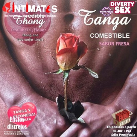 Hotflowers · Tanga y 2 pezoneras de oblea · Diverty Sex, que puedes adquirir en intimates.es "Tu Personal Shopper Erótico"