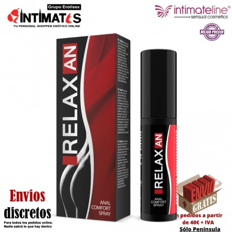 RelaxAn 20ml · Relajante anal en spray · IntimateLine, que puedes adquirir en intimates.es "Tu Personal Shopper Erótico"