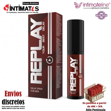 Replay · Retardante en spray · IntimateLine, que puedes adquirir en intimates.es "Tu Personal Shopper Erótico"