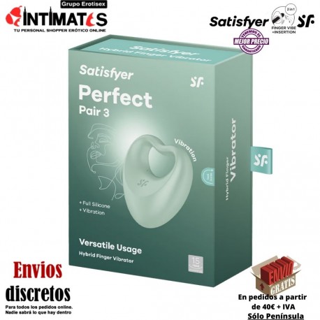 Perfect Pair 3 · Vibrador 2 en 1 · Satisfyer, que puedes adquirir en intimates.es "Tu Personal Shopper Erótico"