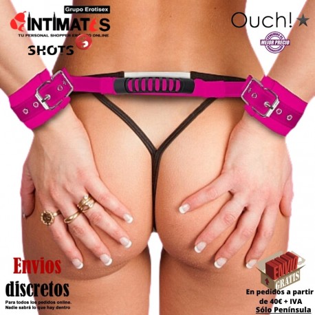 Adjustable Leather Handcuffs · Esposas con agarre · Ouch!, que puedes adquirir en intimates.es "Tu Personal Shopper Erótico"