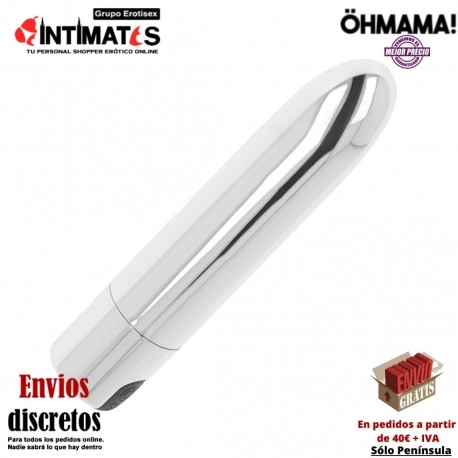 Silver · Bala vibradora · Öhmama!, que puedes adquirir en intimates.es "Tu Personal Shopper Erótico"