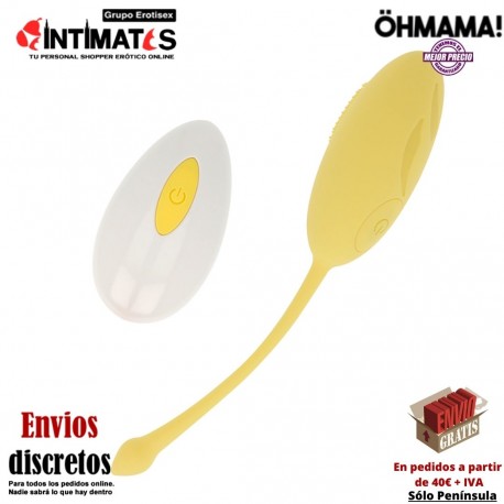 Huevo vibrador texturado y control remoto · Öhmama!, que puedes adquirir en intimates.es "Tu Personal Shopper Erótico"