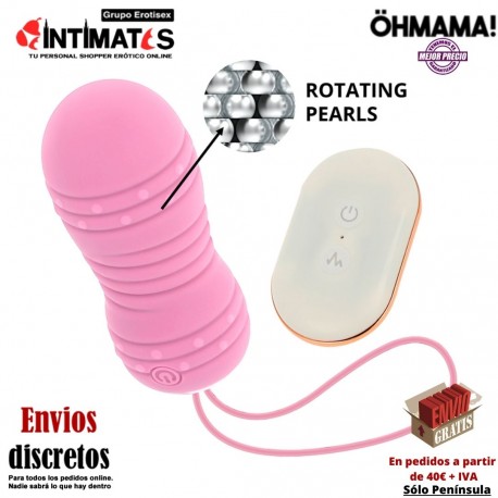 Huevo vibrador con 7 modos de rotación y control remoto · Öhmama!, que puedes adquirir en intimates.es "Tu Personal Shopper Erótico"