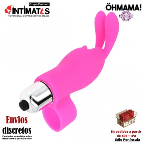 Potente dedal estimulador con rabbit · Öhmama!, que puedes adquirir en intimates.es "Tu Personal Shopper Erótico"
