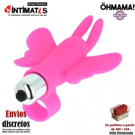 Potente dedal estimulador con mariposa · Öhmama!, que puedes adquirir en intimates.es "Tu Personal Shopper Erótico"