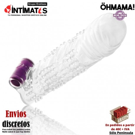 Funda para pene con bala vibradora 130mm · Öhmama!, que puedes adquirir en intimates.es "Tu Personal Shopper Erótico"