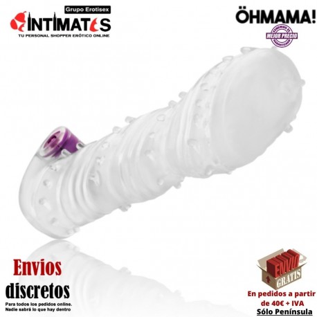 Funda para pene con bala vibradora 140mm · Öhmama!, que puedes adquirir en intimates.es "Tu Personal Shopper Erótico"