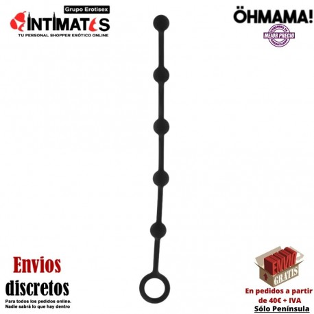 Cadena anal de silicona con 230mm · ÖhMama, que puedes adquirir en intimates.es "Tu Personal Shopper Erótico"