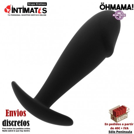 Plug anal de silicona de 100mm · Öhmama!, que puedes adquirir en intimates.es "Tu Personal Shopper Erótico"