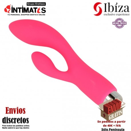 Vibrador con rabbit 125mm - Rosa · Ibiza, que puedes adquirir en intimates.es "Tu Personal Shopper Erótico"