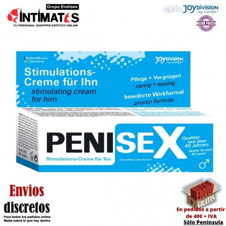 PeniSEX 50ml · Crema estimulante para el hombre · JoyDivision, que puedes adquirir en intimates.es "Tu Personal Shopper Erótico"