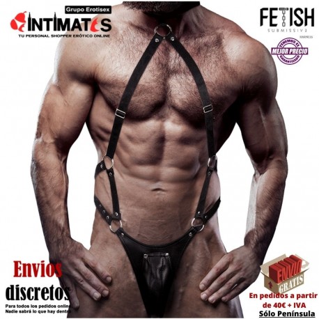 Attitude Jock Strap Harness · Arnés ecopiel hombre · Fetish Submissive, que puedes adquirir en intimates.es "Tu Personal Shopper Erótico"