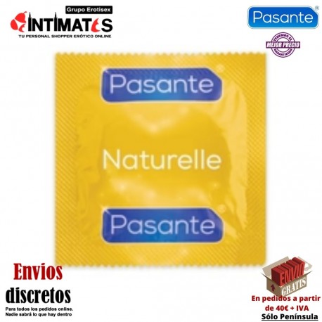 Naturelle · Preservativo natural clásico 144u · Pasante, que puedes adquirir en intimates.es "Tu Personal Shopper Erótico"
