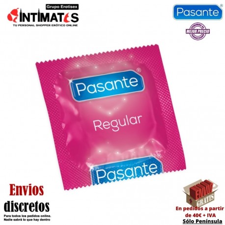 Regular · Preservativo natural clásico 3u · Pasante, que puedes adquirir en intimates.es "Tu Personal Shopper Erótico"