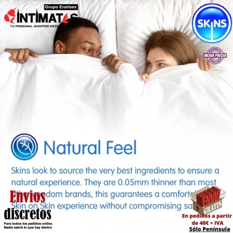 Natural 12 Condoms · Mix de preservativos · Skins, que puedes adquirir en intimates.es "Tu Personal Shopper Erótico"
