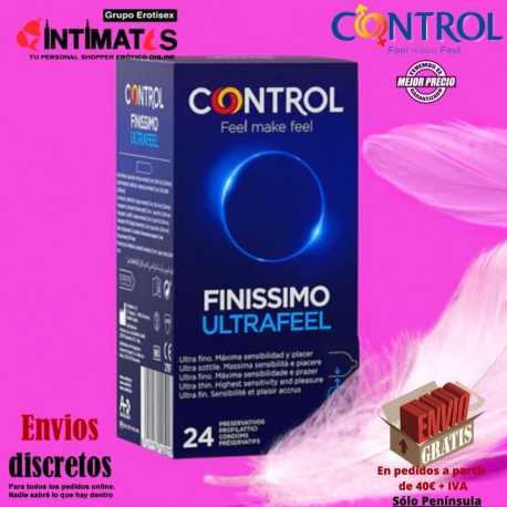 Finissimo Ultrafeel 0,04mm · 10 Preservativos · Control, que puedes adquirir en intimates.es "Tu Personal Shopper Erótico"